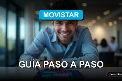 Guía para completar el registro de Mi Movistar en el teléfono móvil.