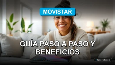 Una mujer hispana sonriendo en un entorno moderno, representando el servicio al cliente de Mi Movistar.