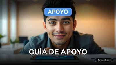 Guía de apoyo y recursos para rehabilitación de drogas en Chile, mostrando un teléfono con gráficos abstractos en un entorno sereno.