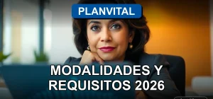 Mujer revisando opciones de retiro de su fondo de pensión AFP Planvital en su tableta.