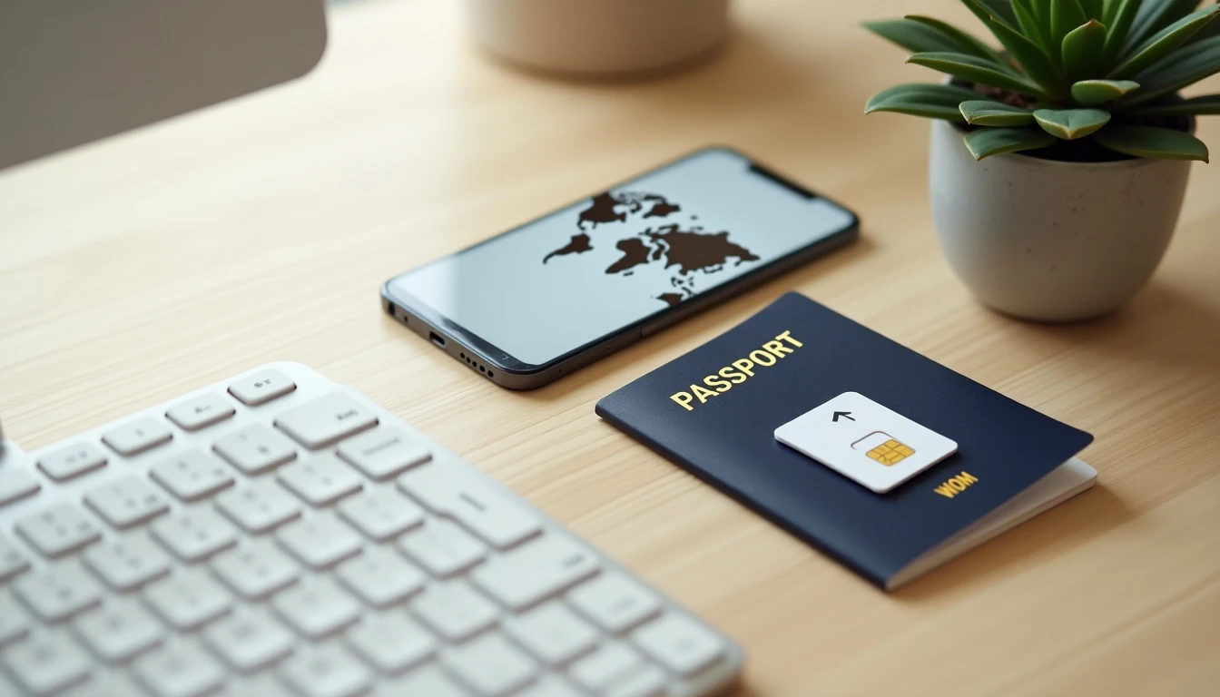 Pasaporte y SIM WOM listos para activar roaming internacional en 2026