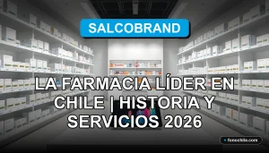 Modern pharmacy interior with clean shelves displaying health and wellness products under professional lighting.