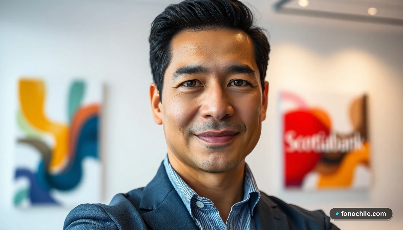 Ejecutivo de Scotiabank Chile ofreciendo soporte y asesoría personalizada.