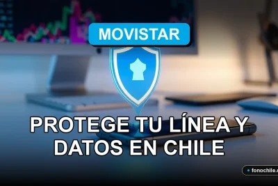 Seguridad digital Movistar 2026 protegiendo smartphone y datos personales en Chile