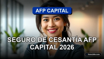 Seguro de Cesantía AFP Capital 2026 - Mujer sonriente confía en su futuro financiero