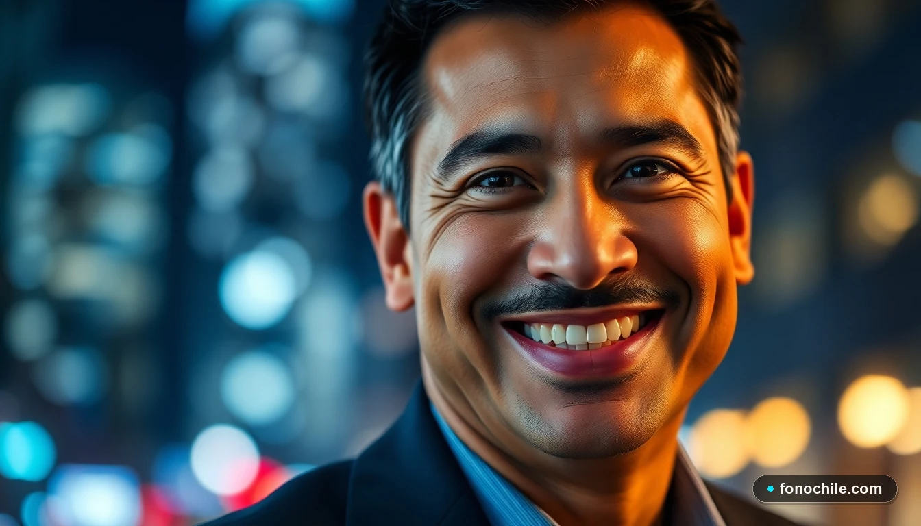 Hombre sonriente con expresión confiable, representando el servicio personalizado del seguro de salud internacional Bupa.