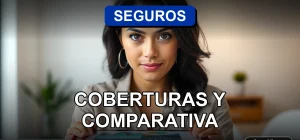 Comparativa de seguros de autos en Chile 2026 mostrando coberturas y precios en una tablet