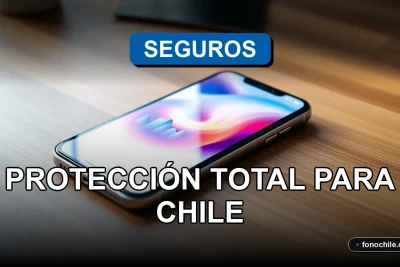 Seguro de celular y protección para smartphones modernos en Chile, mostrando cobertura total para 2026.