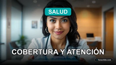 Un profesional de la salud revisa información en una tablet, representando la cobertura de seguros médicos en Chile.