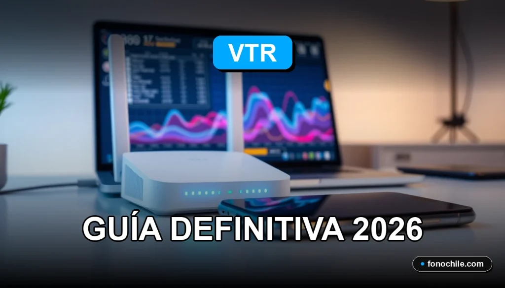 Guía para solucionar problemas de conexión a internet y servicio de VTR en el hogar.