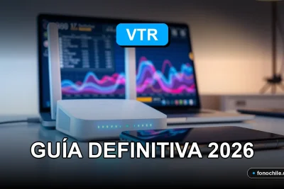 Guía para solucionar problemas de conexión a internet y servicio de VTR en el hogar.