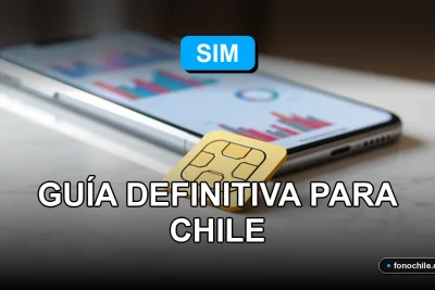 Guía para solucionar errores de SIM en Chile, mostrando una tarjeta SIM moderna sobre una mesa.