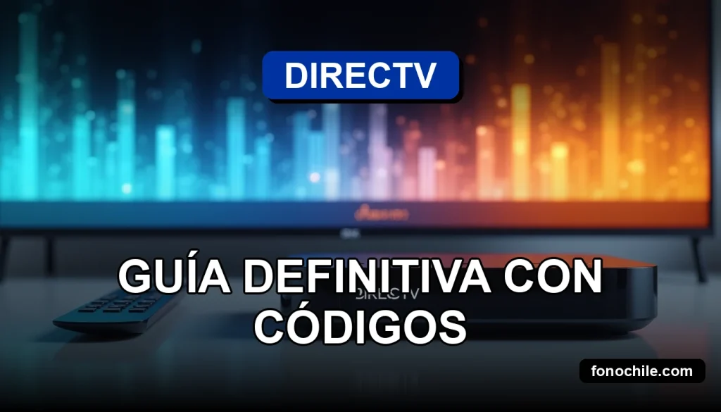 Solución de errores de DIRECTV con códigos en pantalla de TV moderna.