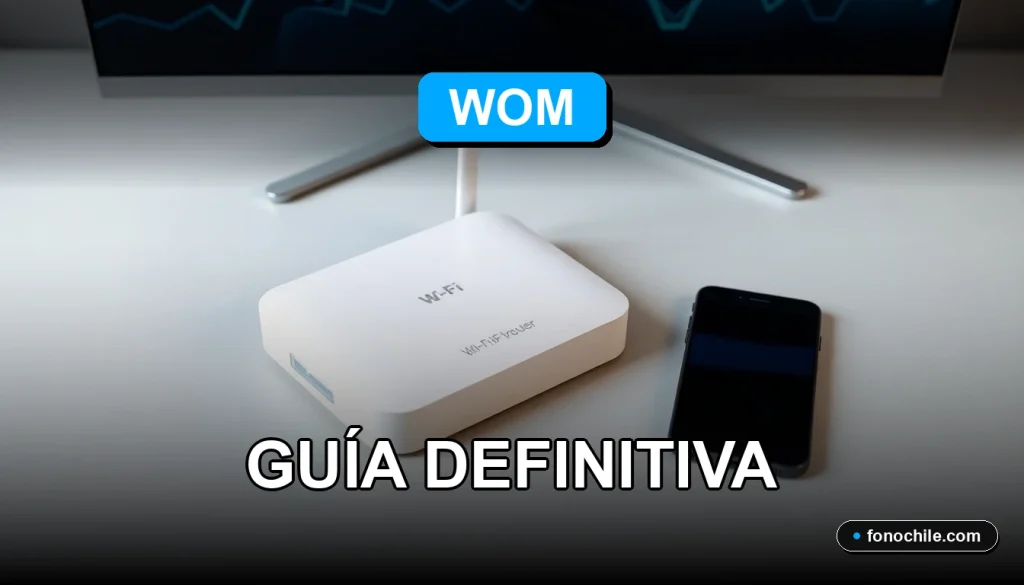 Solución de problemas de internet WOM en Pucón, conexión estable y rápida.