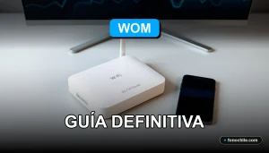Solución de problemas de internet WOM en Pucón, conexión estable y rápida.