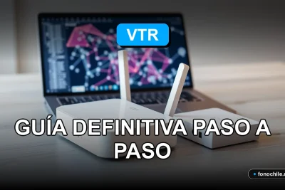 Solucionar internet lento VTR 2026, guía paso a paso, router moderno en escritorio