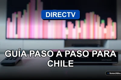 Guía para solucionar problemas de señal de DIRECTV en Chile, mostrando configuración moderna.