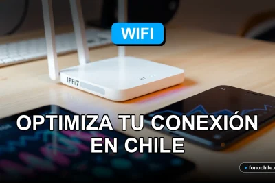 Soluciones de WiFi para el hogar en Chile en 2026, router moderno y señal de internet estable.