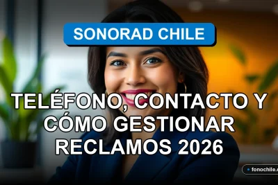 Modern customer service representative from Sonorad Chile available for support