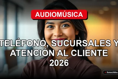 Soporte técnico y atención al cliente de Audiomúsica en 2026, representado por una asesora en un entorno profesional.