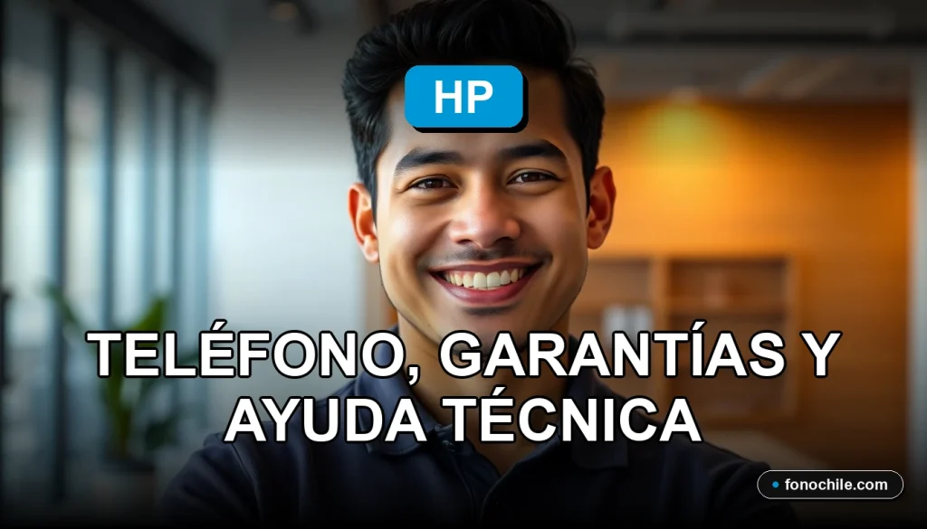 Soporte técnico y de garantía HP en Chile, servicio al cliente confiable y profesional.