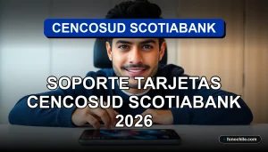 Soporte técnico para tarjetas de crédito Cencosud Scotiabank en un entorno profesional y seguro.