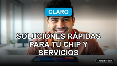 Soporte técnico de Claro 2026 para problemas con chip y servicios móviles.