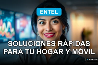 Soporte técnico de Entel 2026, representado por una asesora en un entorno moderno y digital.