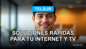 Soporte técnico de Telsur para solucionar problemas de internet y televisión en el hogar.