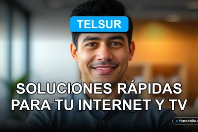 Soporte técnico de Telsur para solucionar problemas de internet y televisión en el hogar.