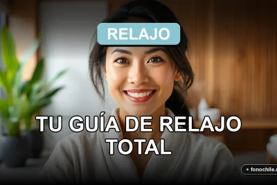 Una mujer latina sonríe suavemente en un spa moderno, rodeada de plantas y luz natural, representando el bienestar y la relajación.