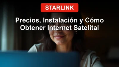 Una mujer chilena sonríe con alivio mientras la luz de su computadora portátil ilumina su rostro, representando la llegada de Internet Starlink a zonas remotas en 2026.