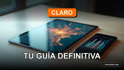 Guía de sucursales Claro 2026 mostrando un mapa digital interactivo en una tablet moderna.