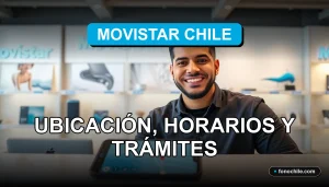 Sucursal Movistar Chile moderna con atención al cliente