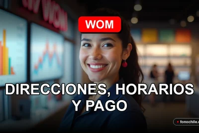 Modern WOM storefront in a Biobío city, showcasing a clean, accessible service environment.
