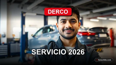 Un mecánico experto en el taller autorizado Derco, revisando un vehículo moderno con herramientas especializadas.