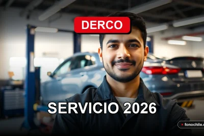 Un mecánico experto en el taller autorizado Derco, revisando un vehículo moderno con herramientas especializadas.