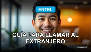 Una guía visual sobre las tarifas internacionales de Entel para llamadas al extranjero en 2026.