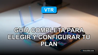 Guía para elegir y configurar un plan de internet VTR en 2026, mostrando un moderno router en un entorno doméstico.