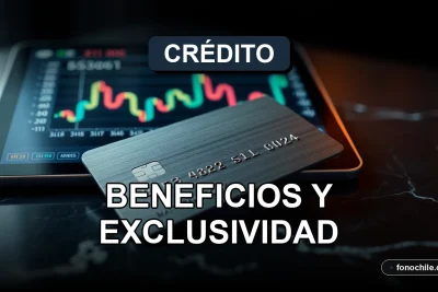 Tarjeta de crédito premium de metal sobre escritorio moderno con gráficos abstractos en pantalla de fondo