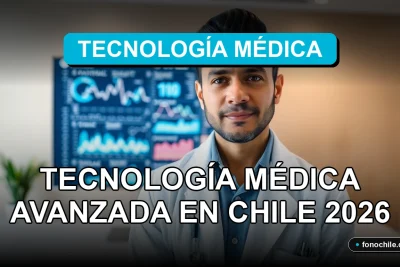 Tecnología médica avanzada en Chile mostrando un moderno monitor de diagnóstico en una clínica limpia y profesional.