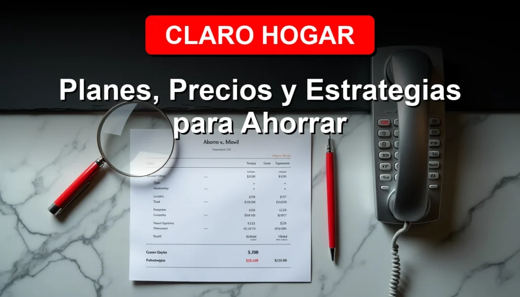 Planes de Telefonía Fija Claro 2026 para tu hogar. Compara precios y estrategias para ahorrar en tu línea residencial.