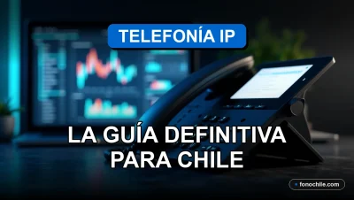 Guía definitiva de telefonía IP y VoIP para empresas en Chile 2026, mostrando tecnología de comunicación moderna.