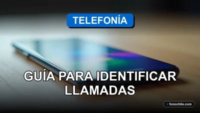 Guía para identificar llamadas en 2026 en la pantalla de un smartphone moderno mostrando gráficos abstractos.