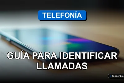 Guía para identificar llamadas en 2026 en la pantalla de un smartphone moderno mostrando gráficos abstractos.