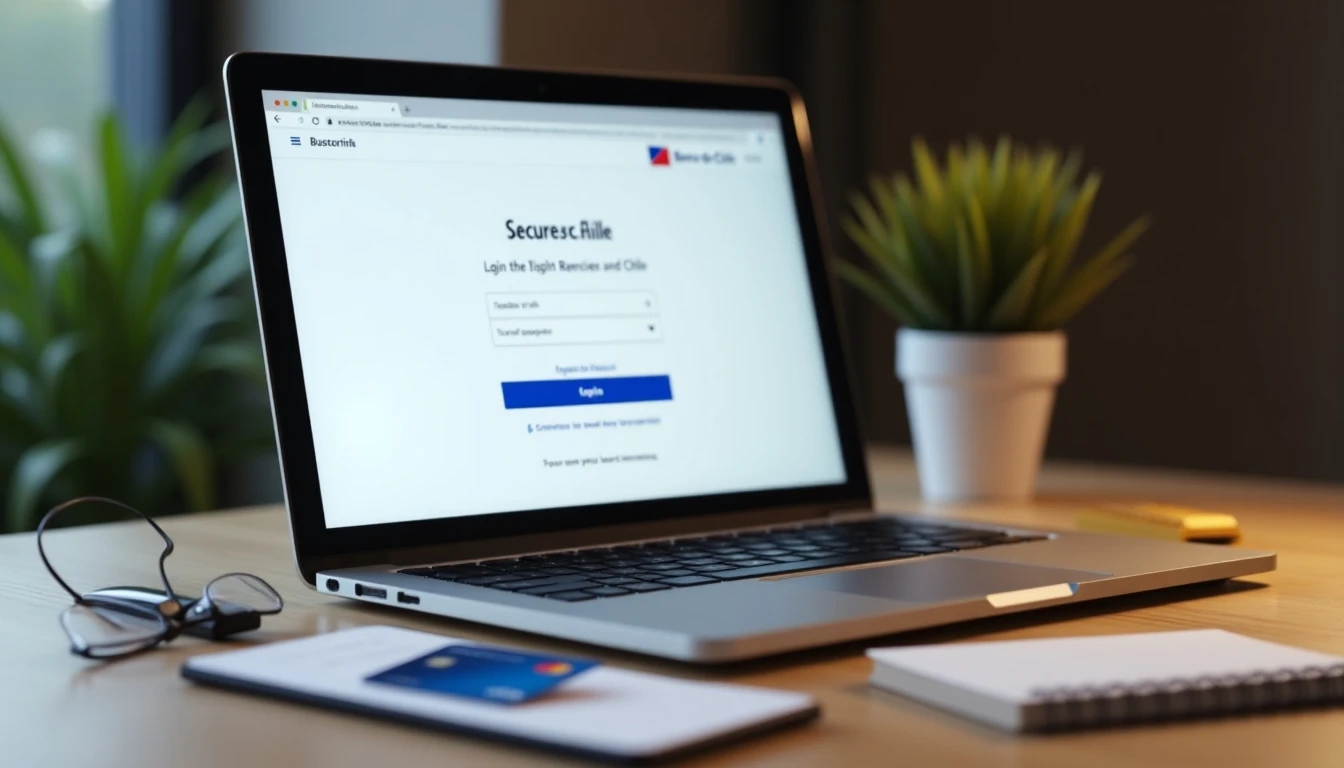 Cliente accediendo a Banca en Línea del Banco de Chile de forma segura