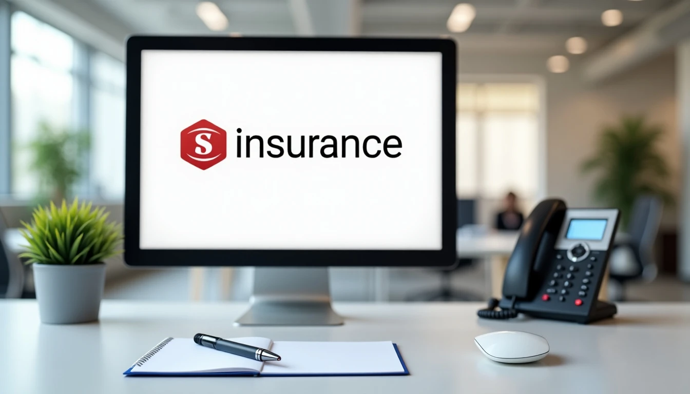 Escritorio profesional con los elementos de contacto de Chilena Consolidada seguros