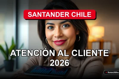 Banco Santander Chile - Atención al cliente telefónica disponible las 24 horas