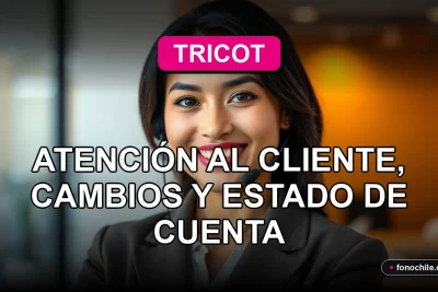 Mujer latina sonriente, representante de atención al cliente de Tricot, en un entorno profesional y moderno.