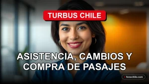 Teléfono de atención al cliente de Turbus Chile en un entorno de servicio profesional.